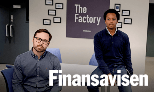 On the cover of Finansavisen